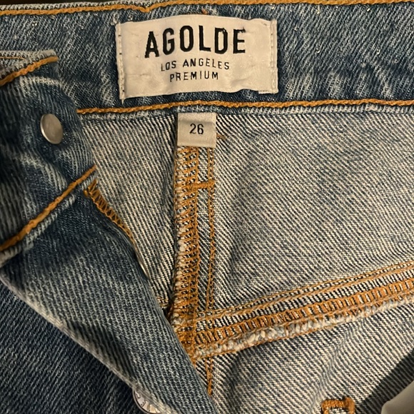 AGGOLD Studded button Down Mini Jean Skirt - Picture 2 of 6